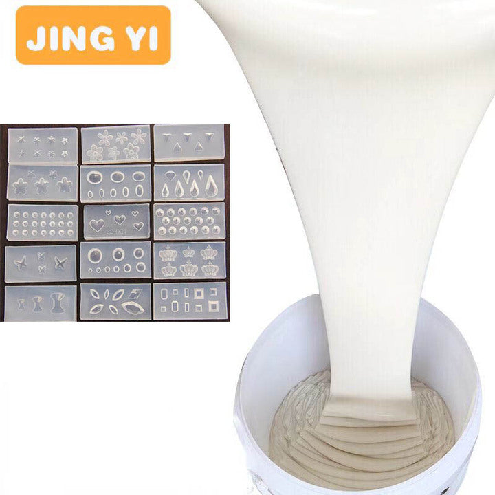 New Food Grade Liquid Silicone Rubber for DIY Resin Mold Good Mold Release Property Nail Art Silicone Mold RTV 2 Silicone Rubber