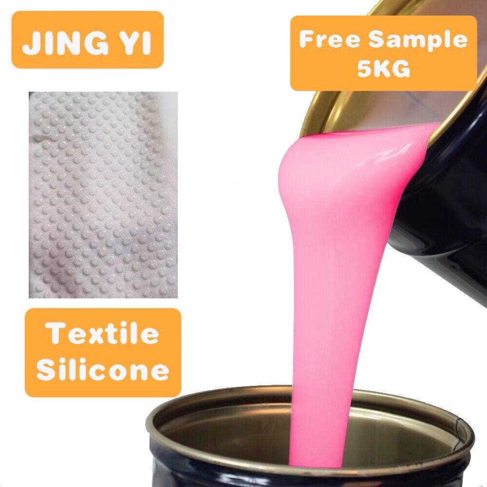 Hot Sale Factory Direct Production Liquid Silicone for Fabric Platinum Cured Transparent Silicone Rubber for Yoga Sock