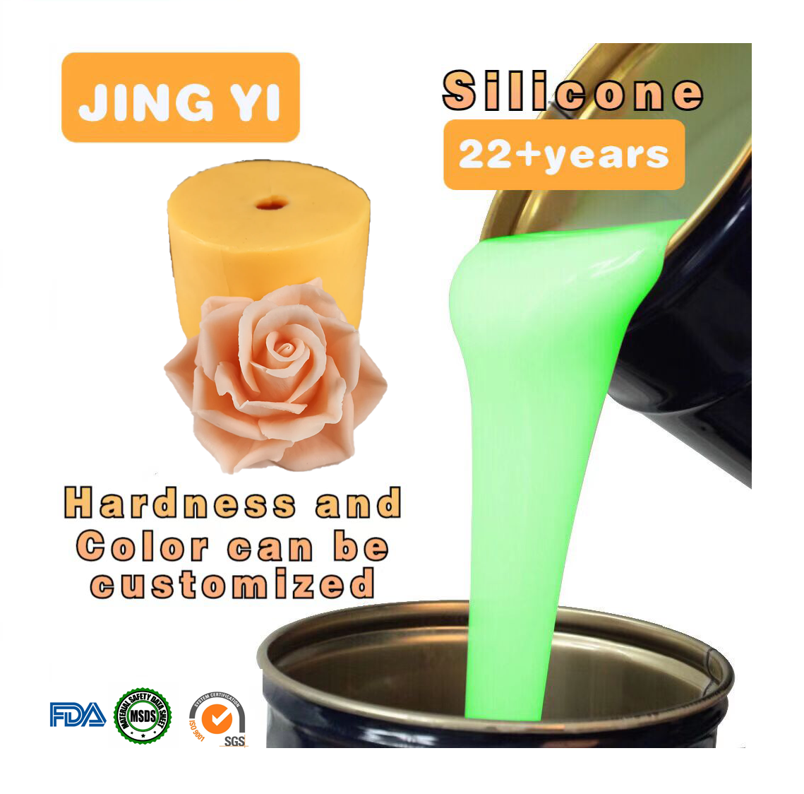 One Stop Purchase High Quality Liquid Silicone Food Grade Silicone Baby Nipples for Product Making RTV2 Silicone Rubber