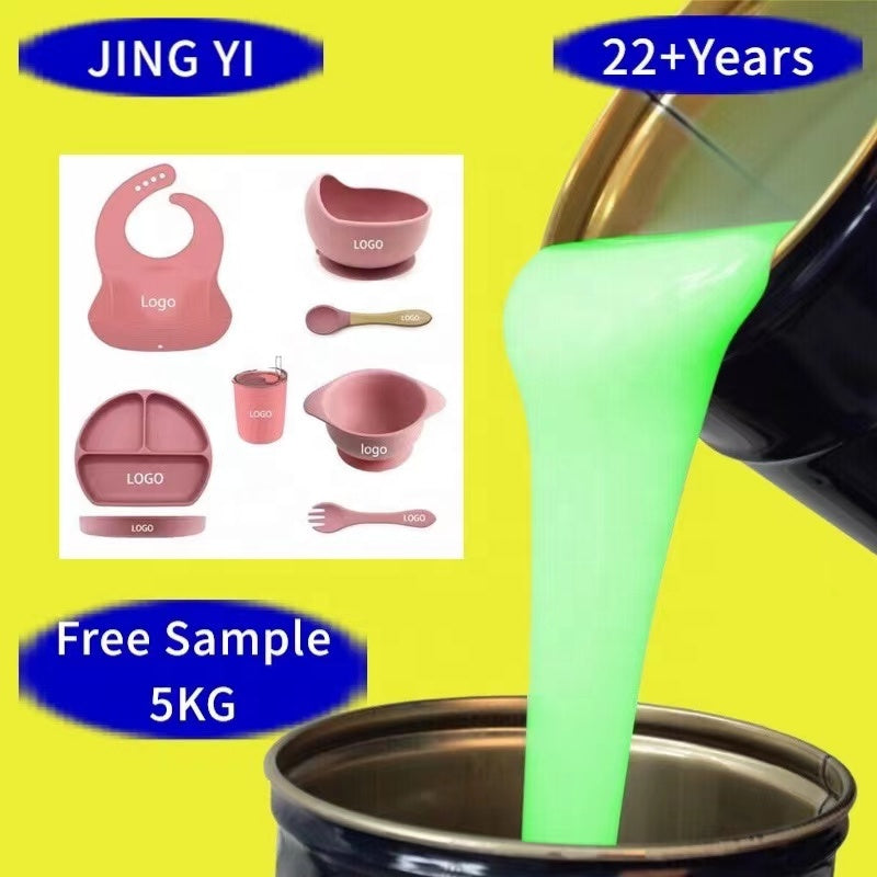 2024 New Products Spot Sales Food Grade Silicone Rubber for Baby Toddler Plates Wholesale Food Grade Liquid Silicone Rubber