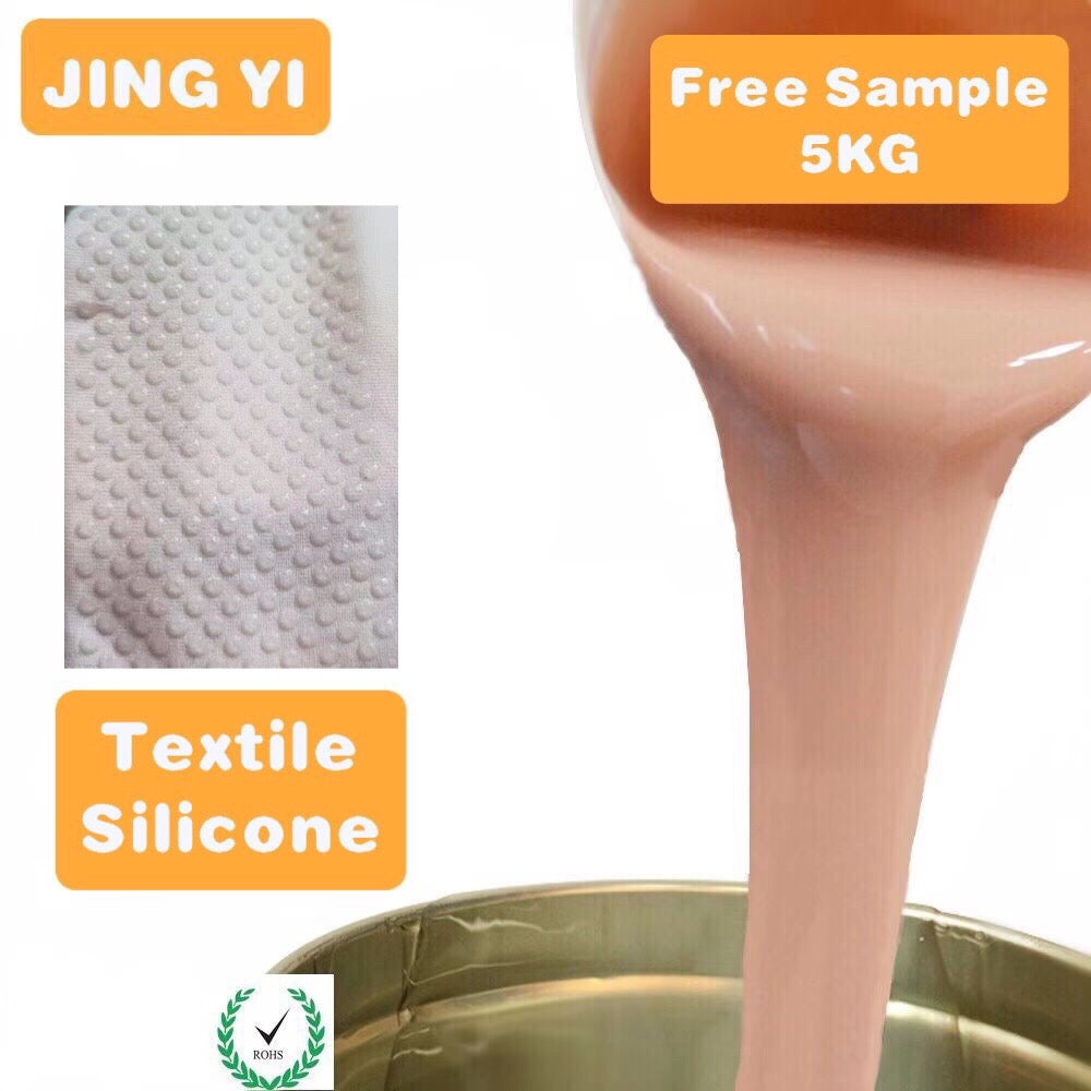 Hot Sale Factory Direct Production Liquid Silicone for Fabric Platinum Cured Transparent Silicone Rubber for Yoga Sock