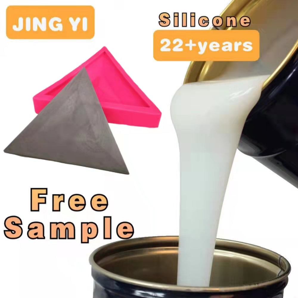 Free Sample Silicone Rubber Transparent Mold Silicone Rubber Make Crafts Rtv2 Liquid Silicone Rubber Raw Material