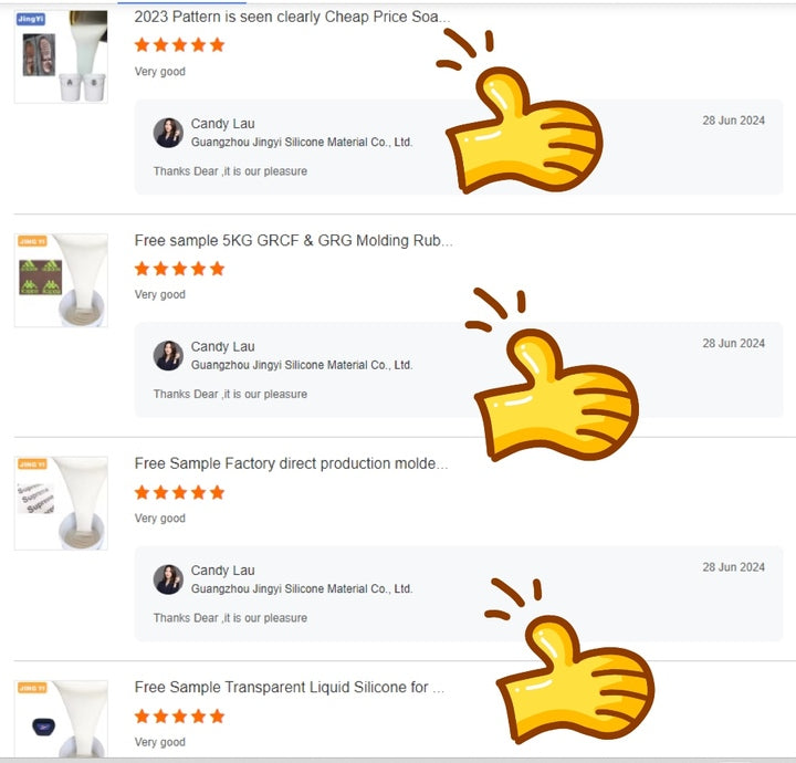 Resin Sculpture Mold Silicone Epoxy Resin Cure Silicone Rubber for Flower Preservation Mold Making Good Tensile Strength