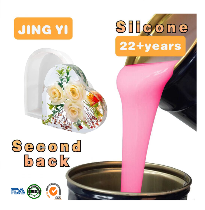 Factory Wholesale Epoxy Resin Kit Bubble Free Flower Preservation Silicone 1:1 Liquid Silicone Resin DIY Eternal Gift Making