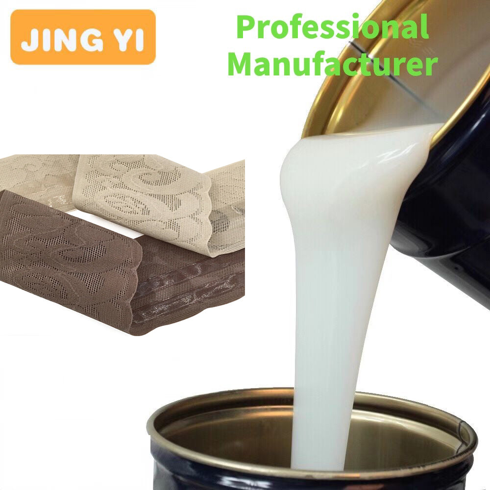 Factory Adequate Stock Non-slip Silicone for Women Sheer Lace Socks 2024 New Style Clear Liquid Fabric Printing Silicone Rubber