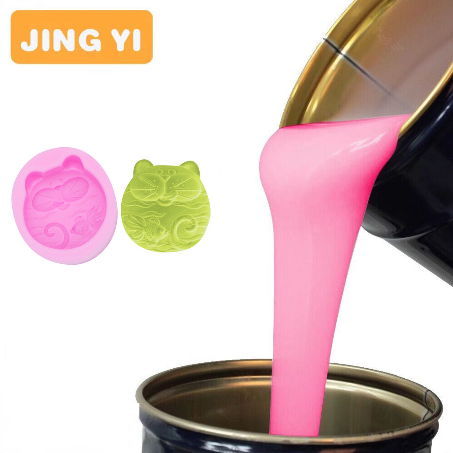 Free Sample Rtv2 Silicone for Candle Making Silicone Rubber Raw Material Resin Molds Silicone