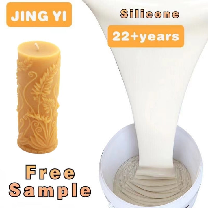 China New Products Free Sample Silicon Mold Making RTV 2 Liquid Silicone Rubber for Candle Mold Low Hardness Silicone Rubber