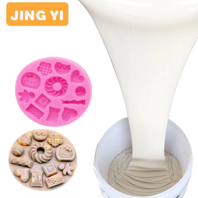 Wholesale Food Grade Liquid Silicone Rubber for Silicone Jelly Pudding Cookies Mold Good Mold Release Property Platinum Silicone