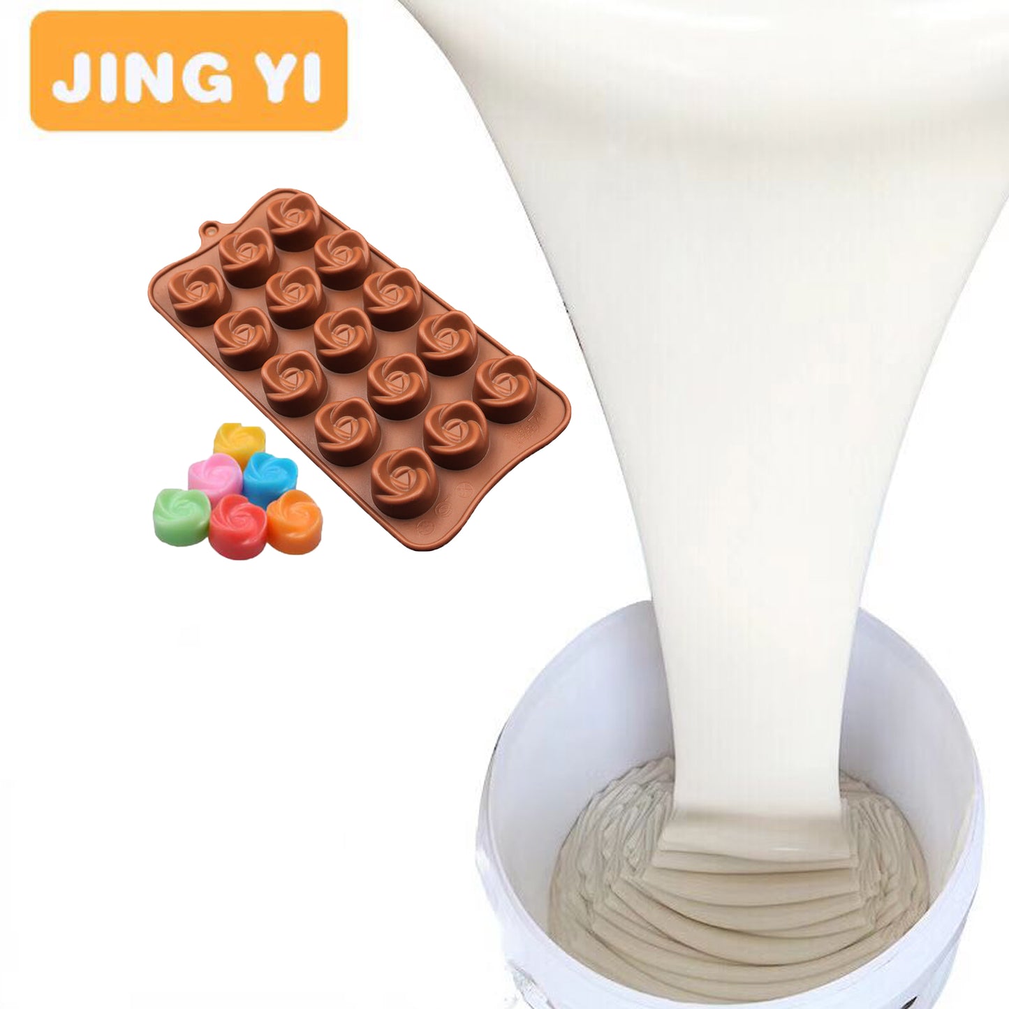 Over 22 Year Experience Food Grade Liquid Silicone Rubber Addition Cured Silicone Rubber for Making Candy Cake Mold