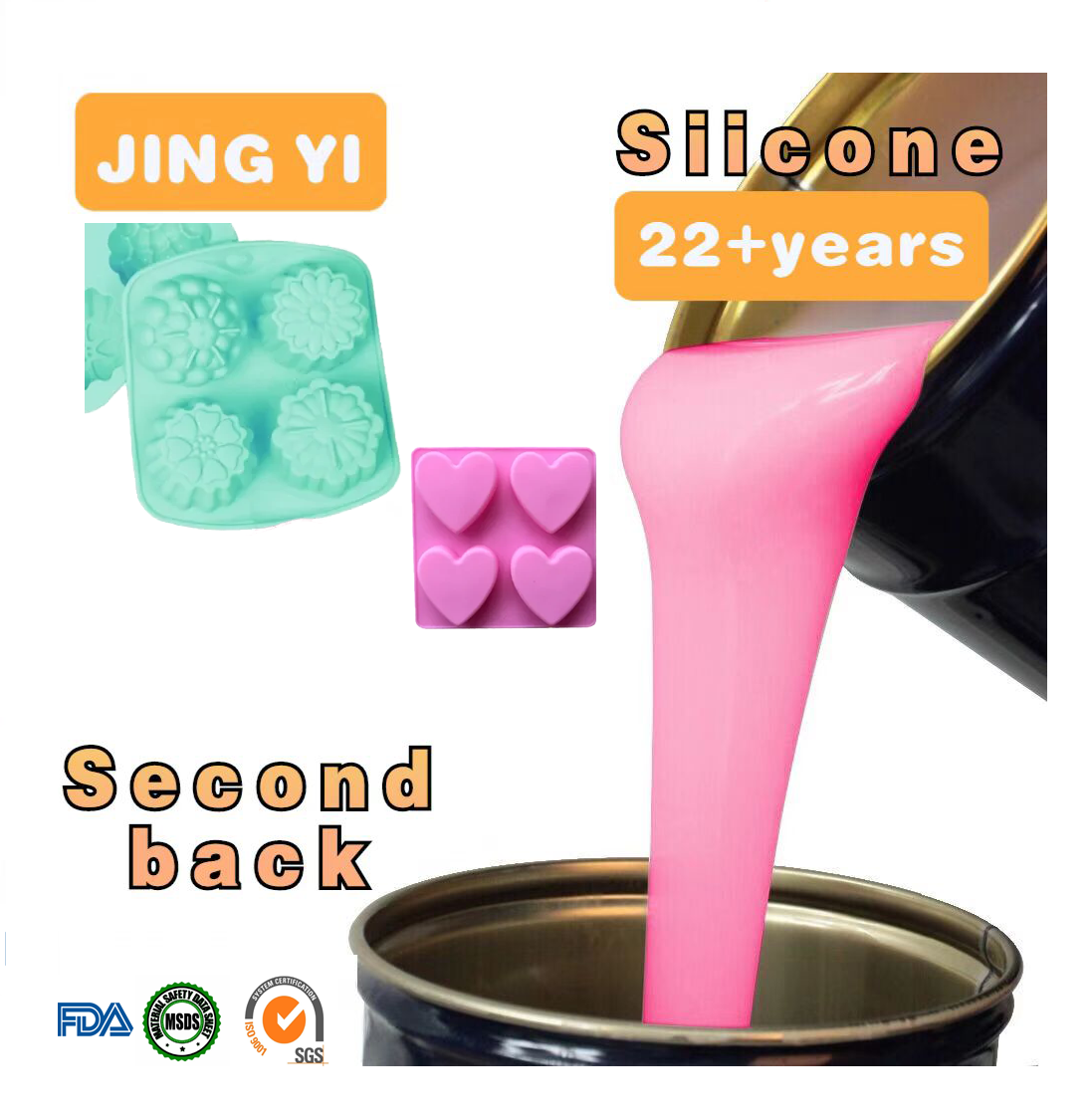 Wholesale Manufacturer Silicone Rubber RTV2 Food Grade Liquid Silicone Rubber for Body Parts Crafts Handicraft Food Mold Making