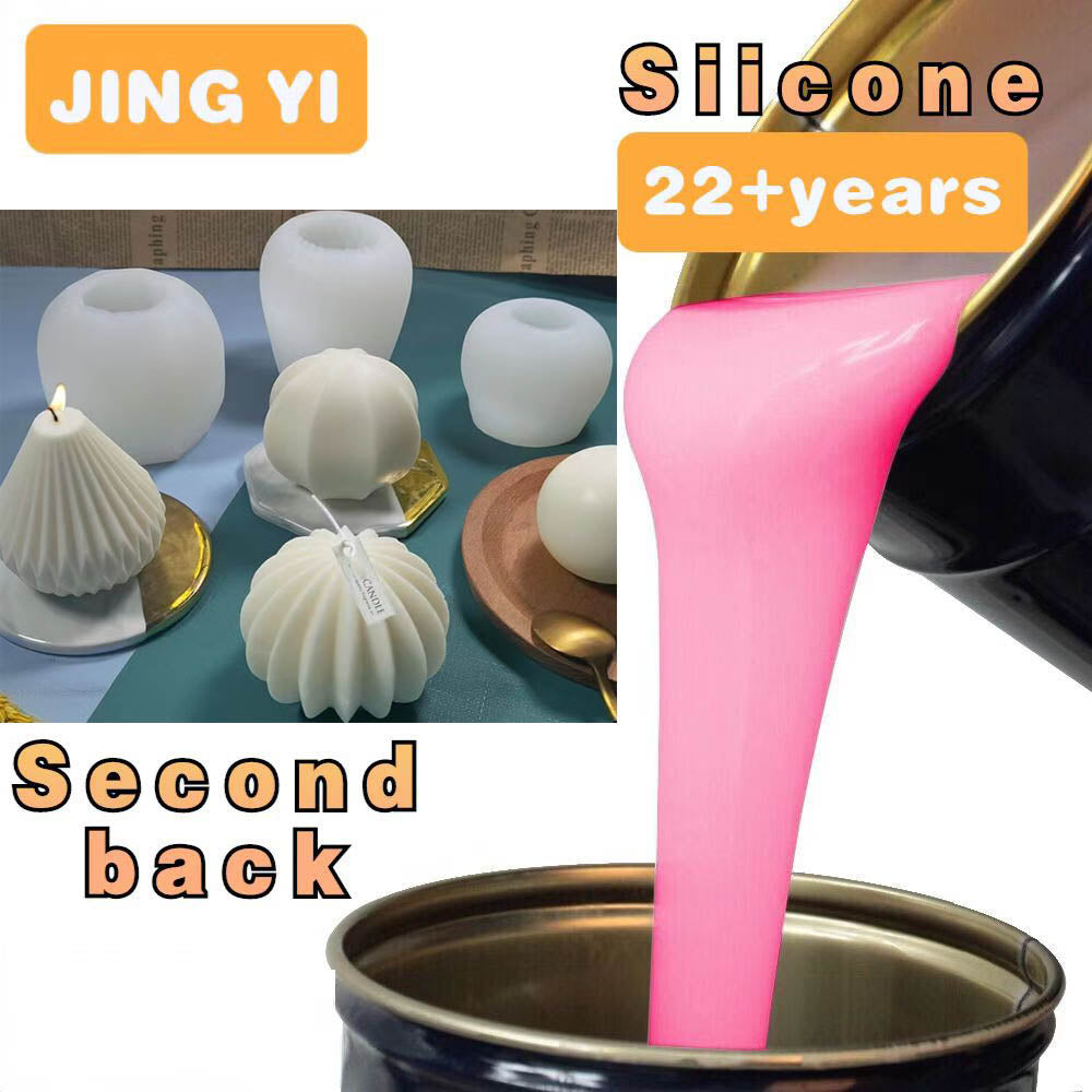 Liquid Silicone Rubber for Homemade Scented Candle Mould Craft Silicone Candle Mold Support to Customized Rtv2 Silicone Rubber