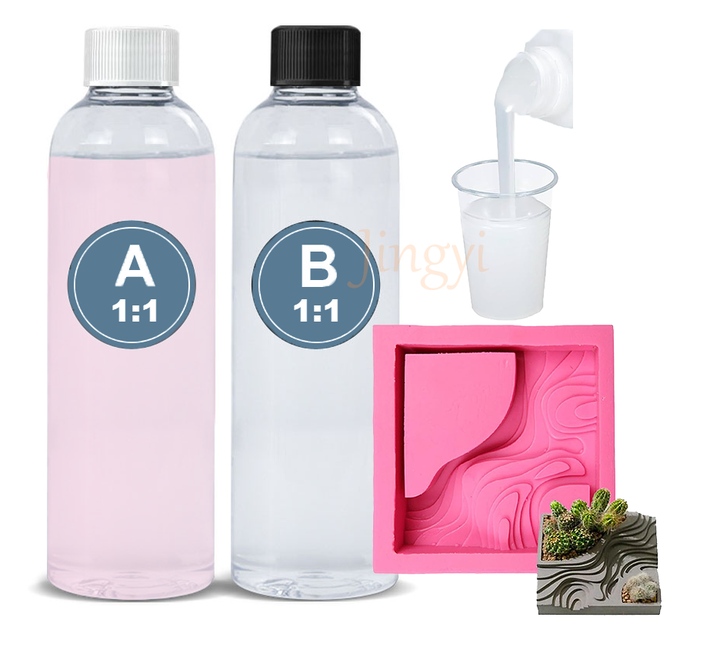China Manufacturer High-Performance RTV2 Tin Liquid Silicone Rubber for Long-Lasting Durable Concrete Molds Making
