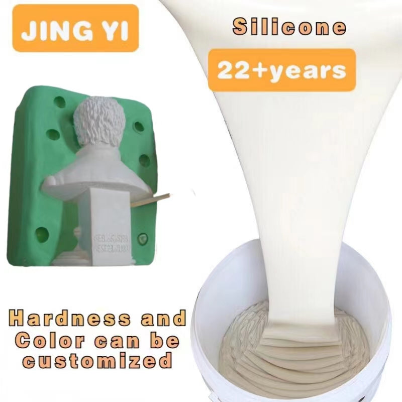 Free Sample Customized Color Liquid Silicone Rubber for Artificial Stone Mold Silicone Rubber for Concrete Plaster Mold