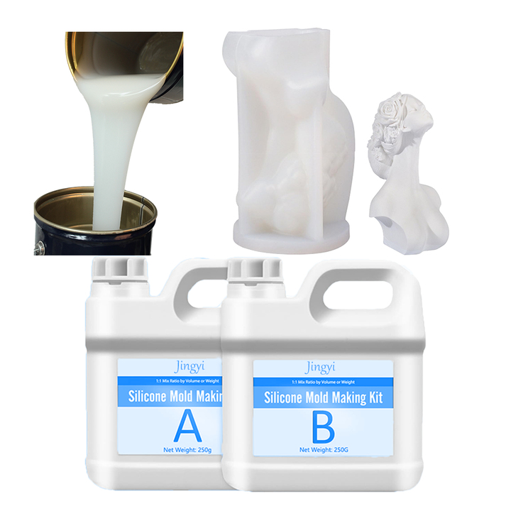 High Tear Resistant Fast Curing Mould Making Liquid Silicone Rubber for Plaster Cement Concrete Statue
