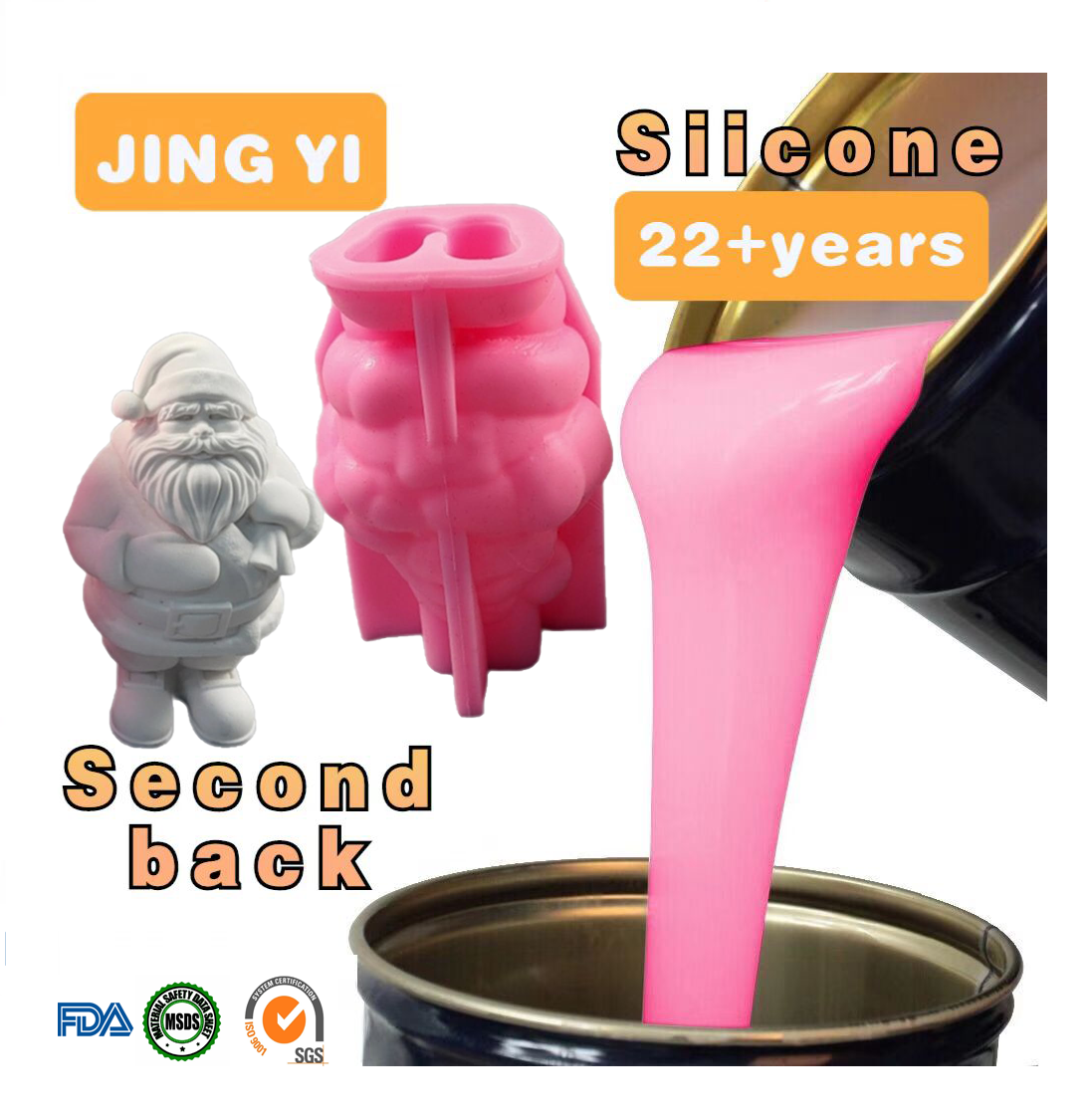 Factory Direct Sell Liquid Silicone Rubber High Quality Raw Materials for Cement Concrete 3D Molds RTV 2 for Plaster Mold Making