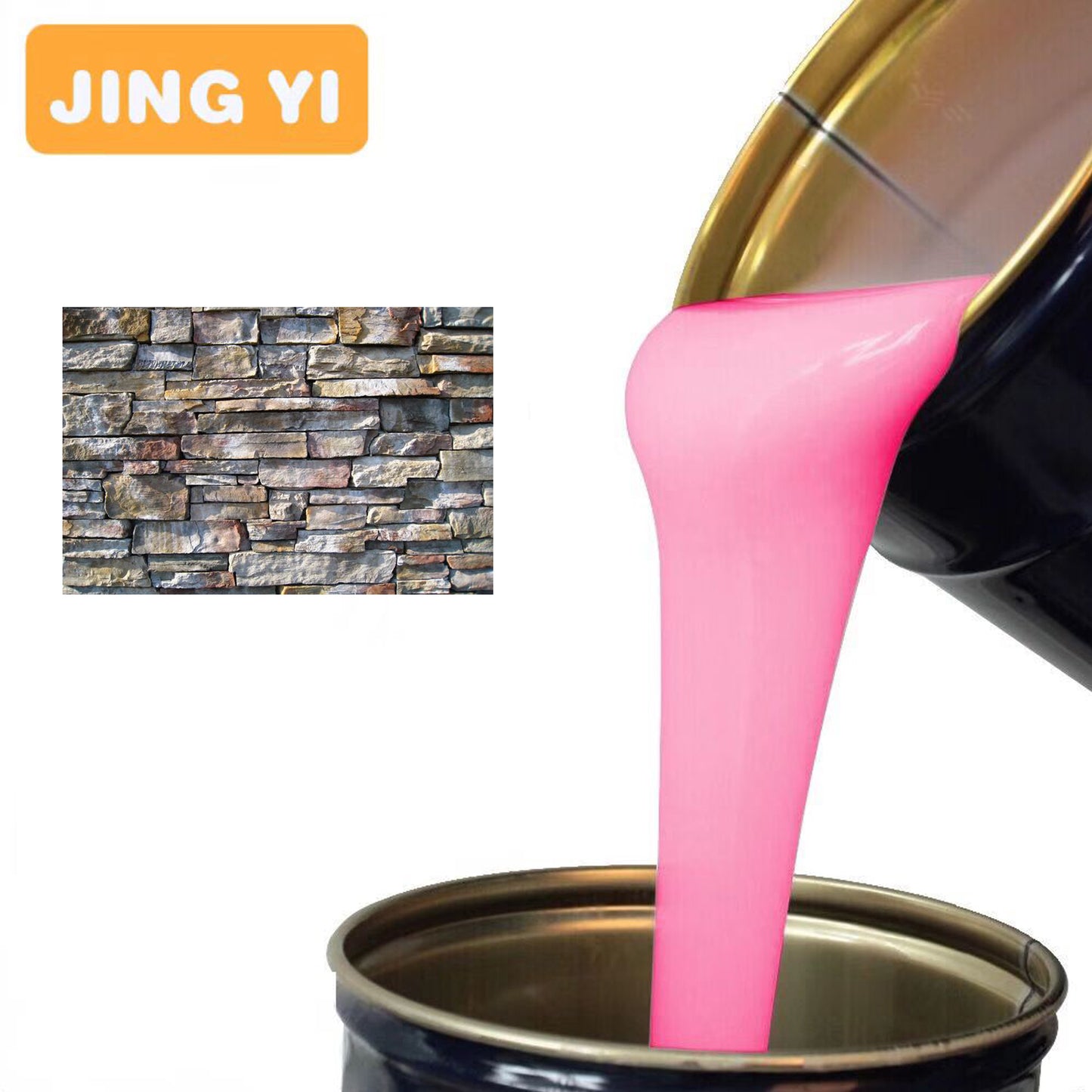 Free Sample Silicone for Gypsum Molds Making RTV2 Rubber for Sculpture Figurine 2D Wall Decoration Mold