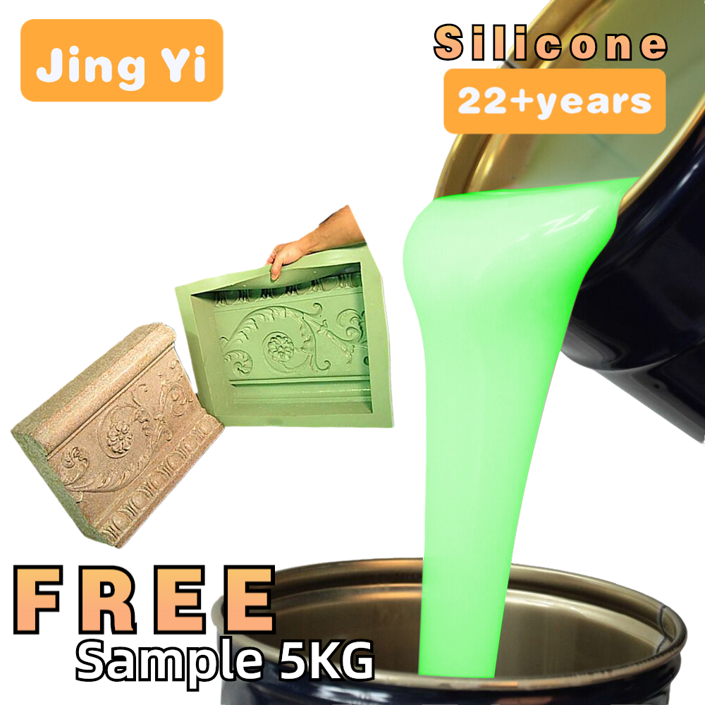 2024 Free Sample Silicone Rubber Transparent Mold Silicone Rubber Make Crafts Rtv2 Liquid Silicone Rubber Raw Material