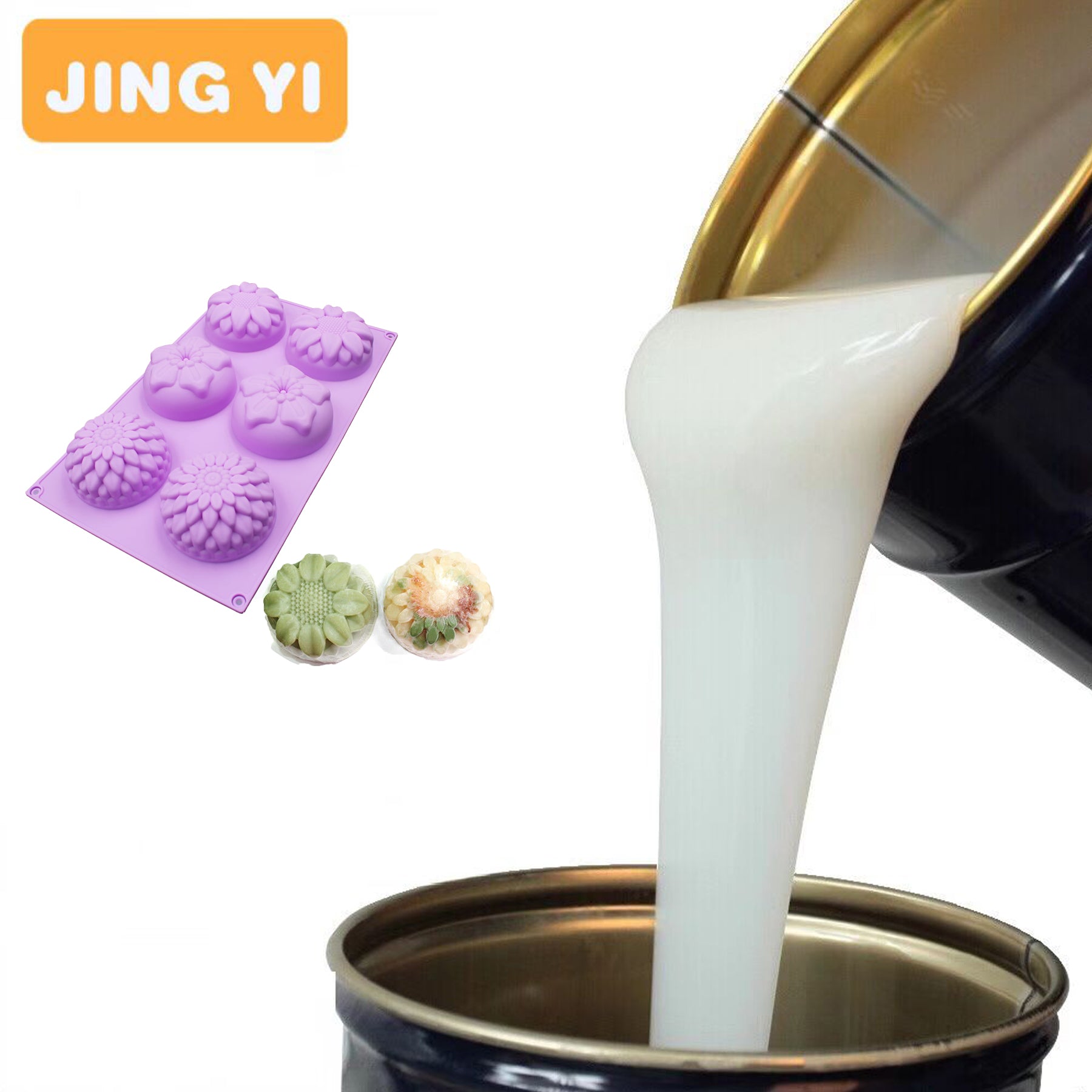 Over 22 Year clear Silicone High Temperature Silicone Addition Cured Food Grade Silicone for Cake Mold
