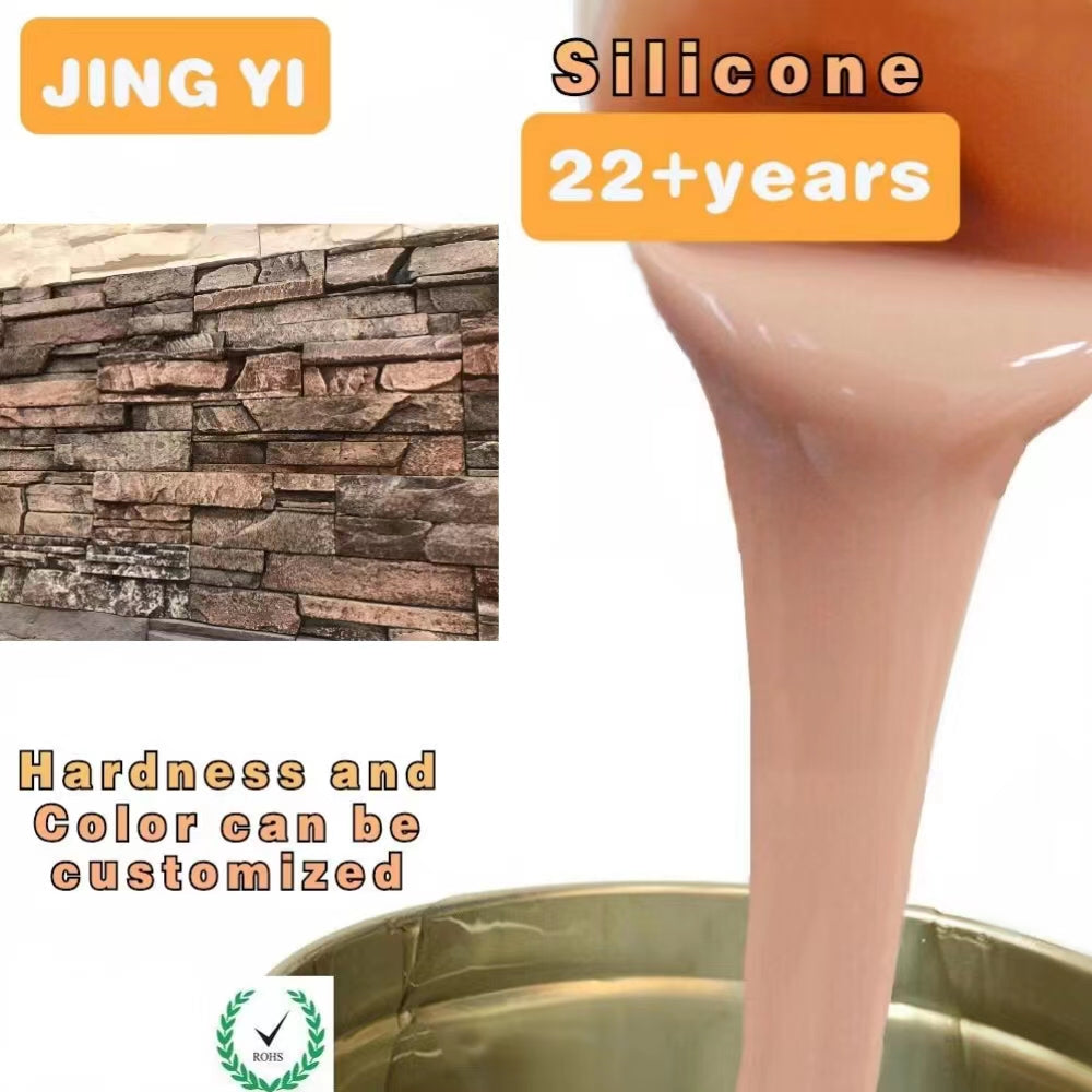 Pattern Is Seen clear Spot Sales 100% Safe RTV Silicone Rubber Mold Making 2 Part Liquid Silicone Rubber for Stone Molds Making