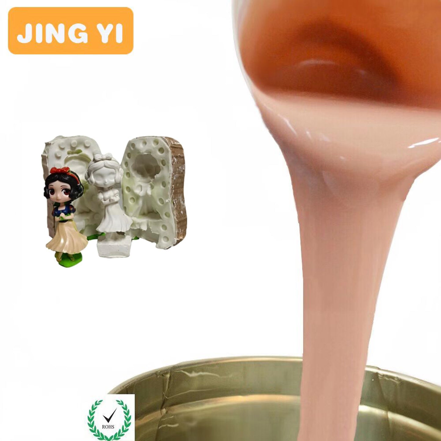 2024 New Arrival Liquid Silicone Rubber for Resin Toys Craft Light Fixture Molds Making RTV2 Silicone