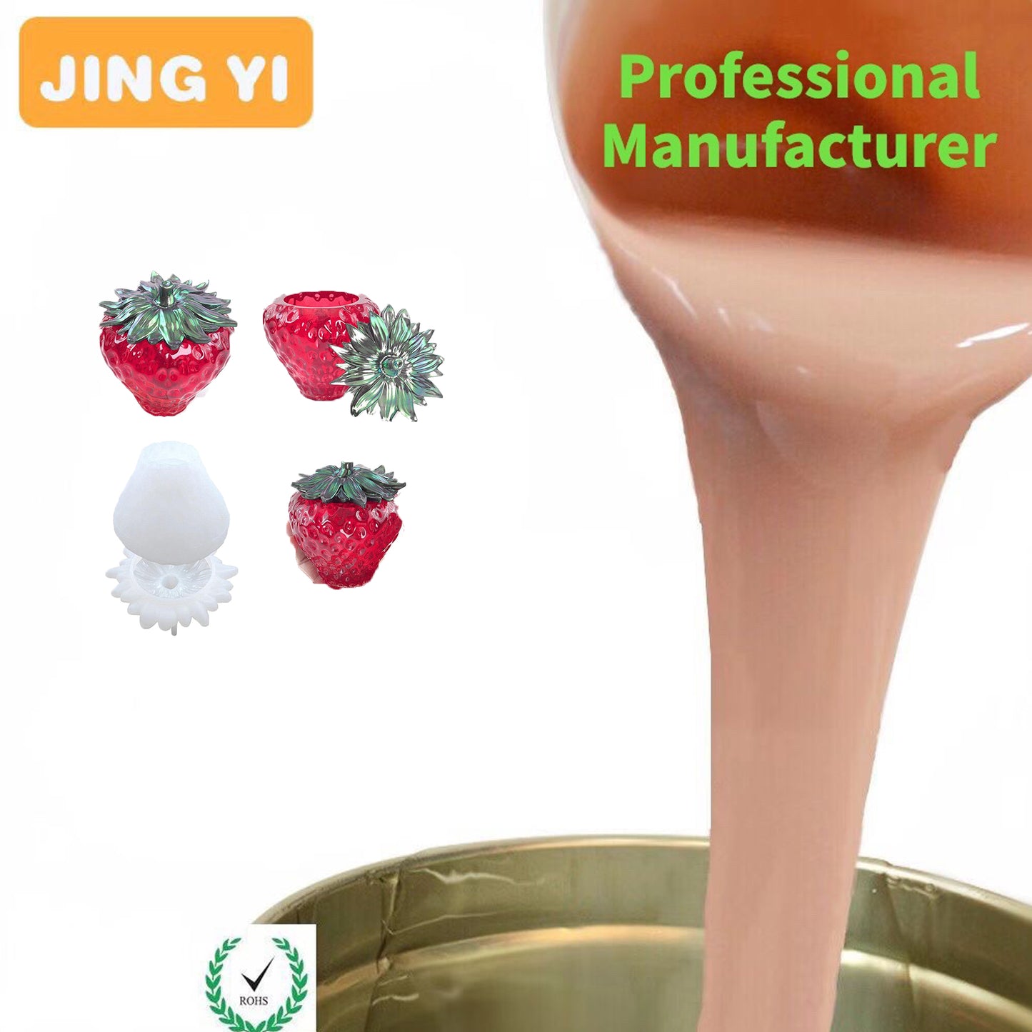 High-Quality Materials Versatile Liquid Silicone Rubber for 3D Crafts Molds RTV2 Silicone for Sculpture Mold