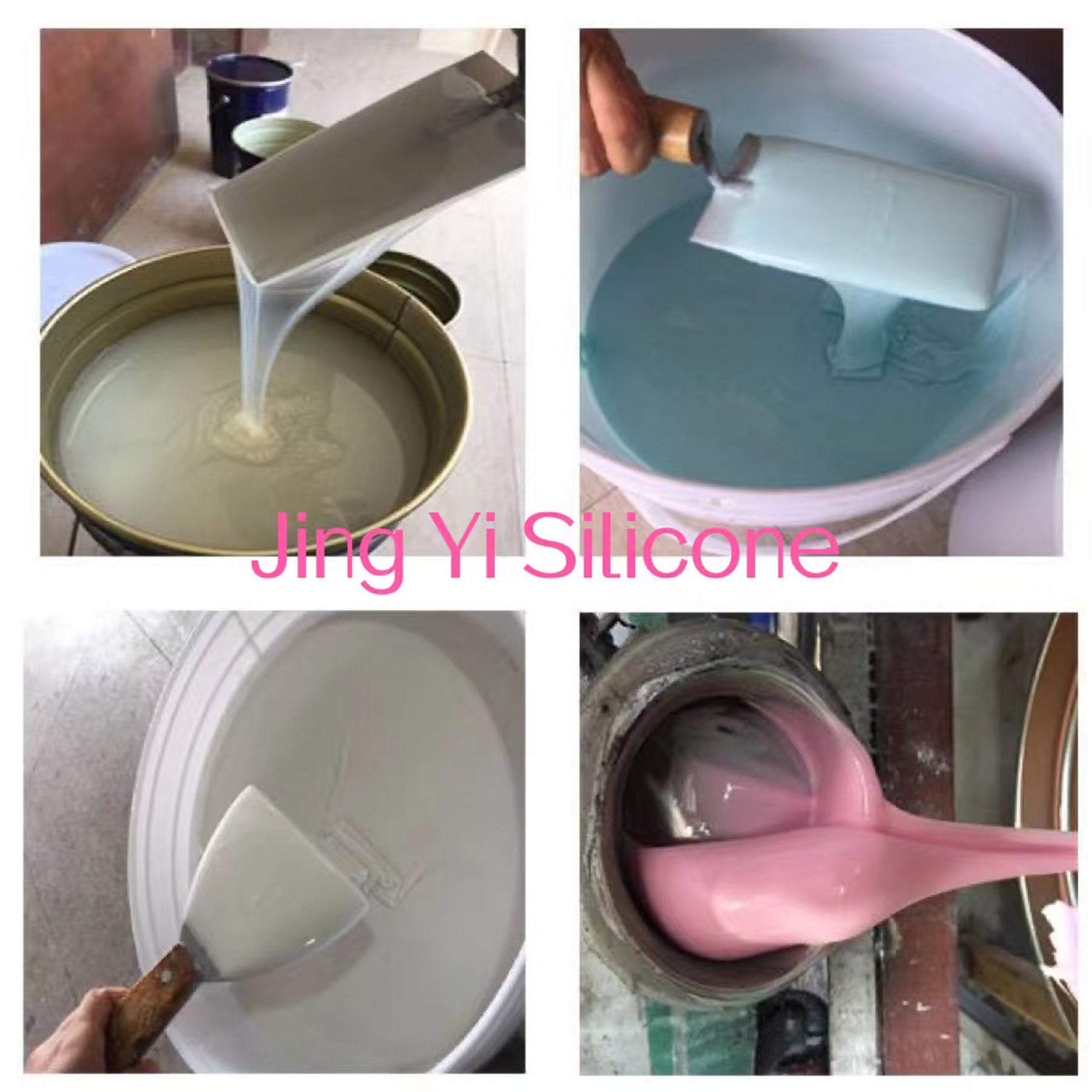 Good Mold Release Property Liquid Silicone RTV2 Silicone Rubber for Concrete Candle Casting Molds Making