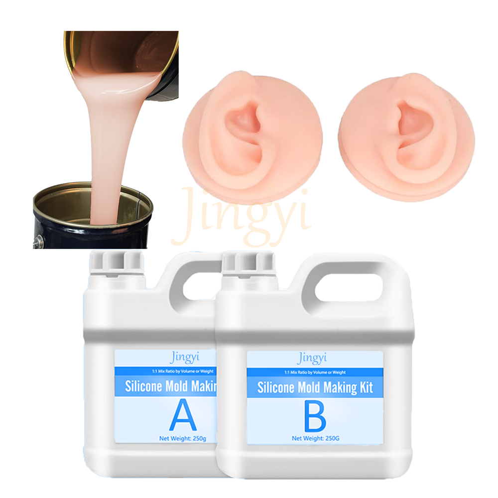 Skin-safe Eco-friendly Soft Liquid Silicone Rubber Platinum Cured Silicone for Human Artificial Body Part Mold Making Prosthesis
