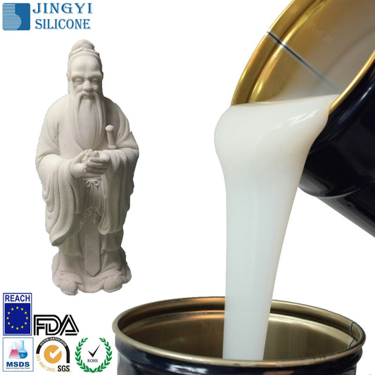 2023 Factory Cheap Industrial Grade 3d Wall Mold Liquid Rubber Silicone for Gypsum Mold Concrete Stone Molds Silicone Rubber
