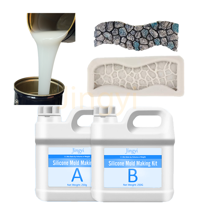 RTV 2 Part Mold Making Liquid Silicone Rubber Flexible Casting for Concrete Molds Making