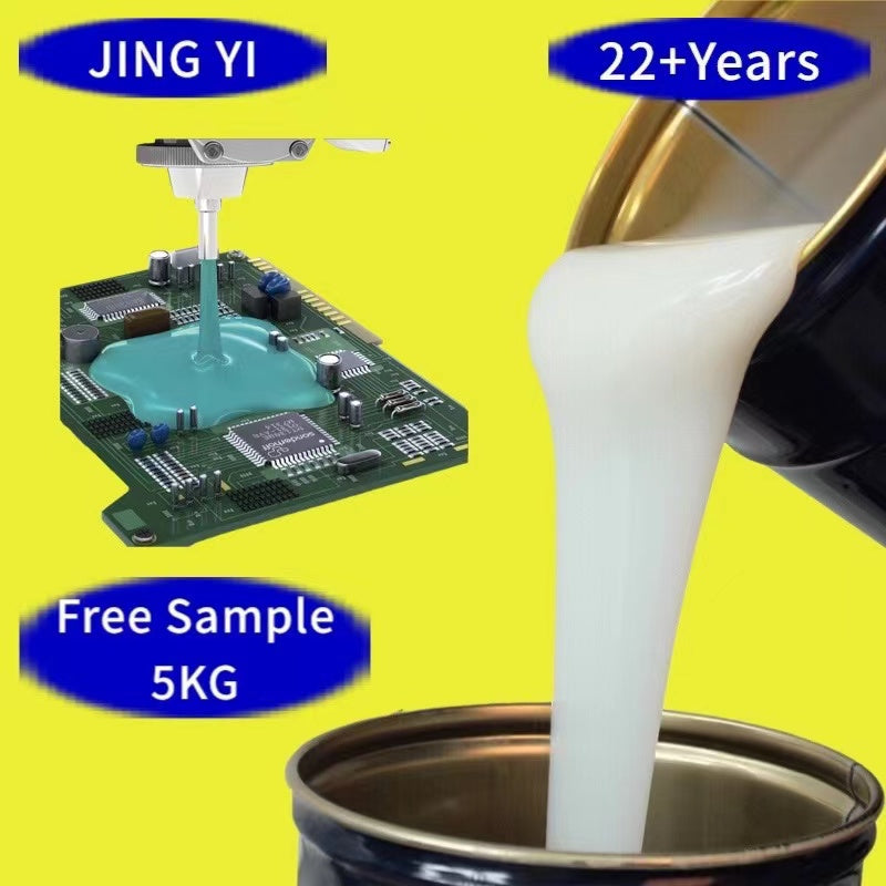 Free Sample 5KG Liquid Silicone Rubber Insulation for Power Moduld Circuit Board Pcb Transformer Instruments Moldes De Silicona