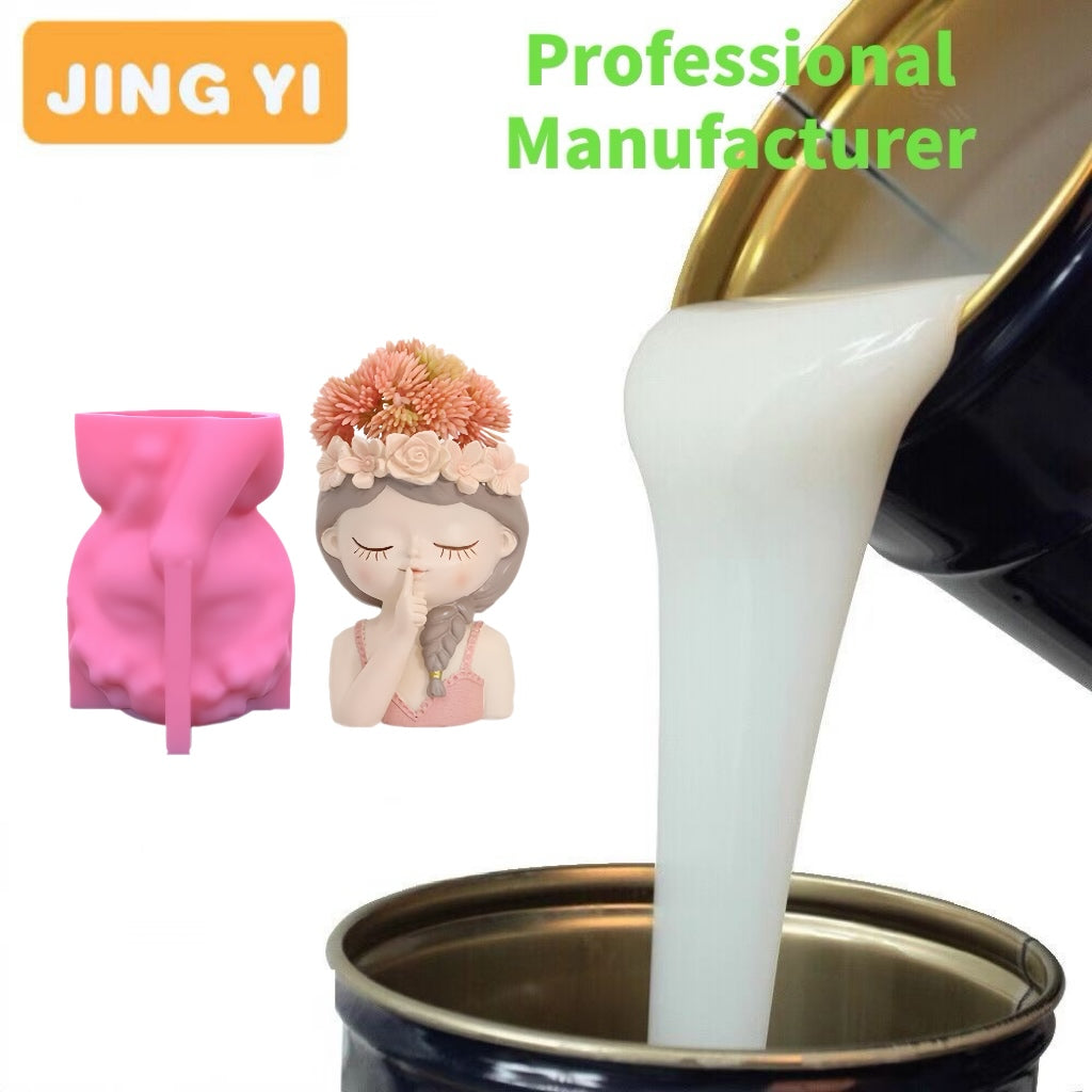 Spot Sales 2 Parts Silicone Rubber Liquid Inibaba Silicone Moulding RTV for Polyester Resins and Epoxy Resin Candle Mold