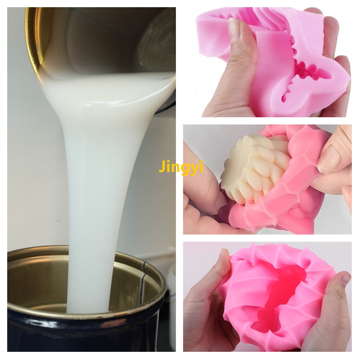 High Quality Liquid Silicone Rubber Resin Casting High Temperature RTV2 Precision Mold Making Food Grade Profiles For Resin Arts