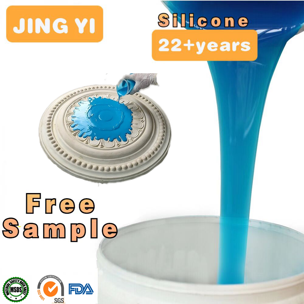 Factory Direct RTV-2 Liquid Silicone Rubber for Gypsum Concrete Artificial Stone Mould Making Building Decoration Concrete Molds