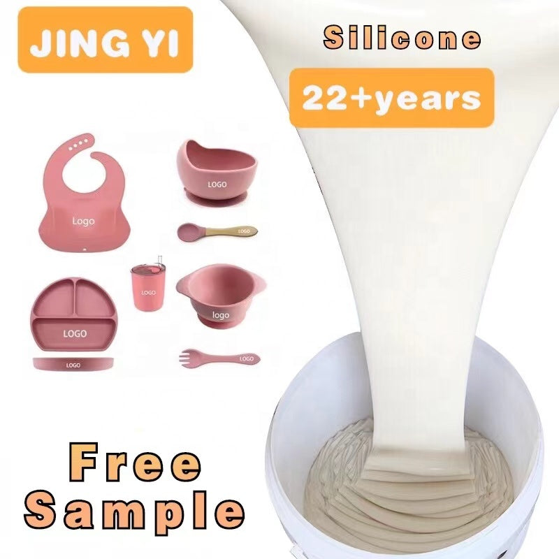 2024 New Products Spot Sales Food Grade Silicone Rubber for Baby Toddler Plates Wholesale Food Grade Liquid Silicone Rubber