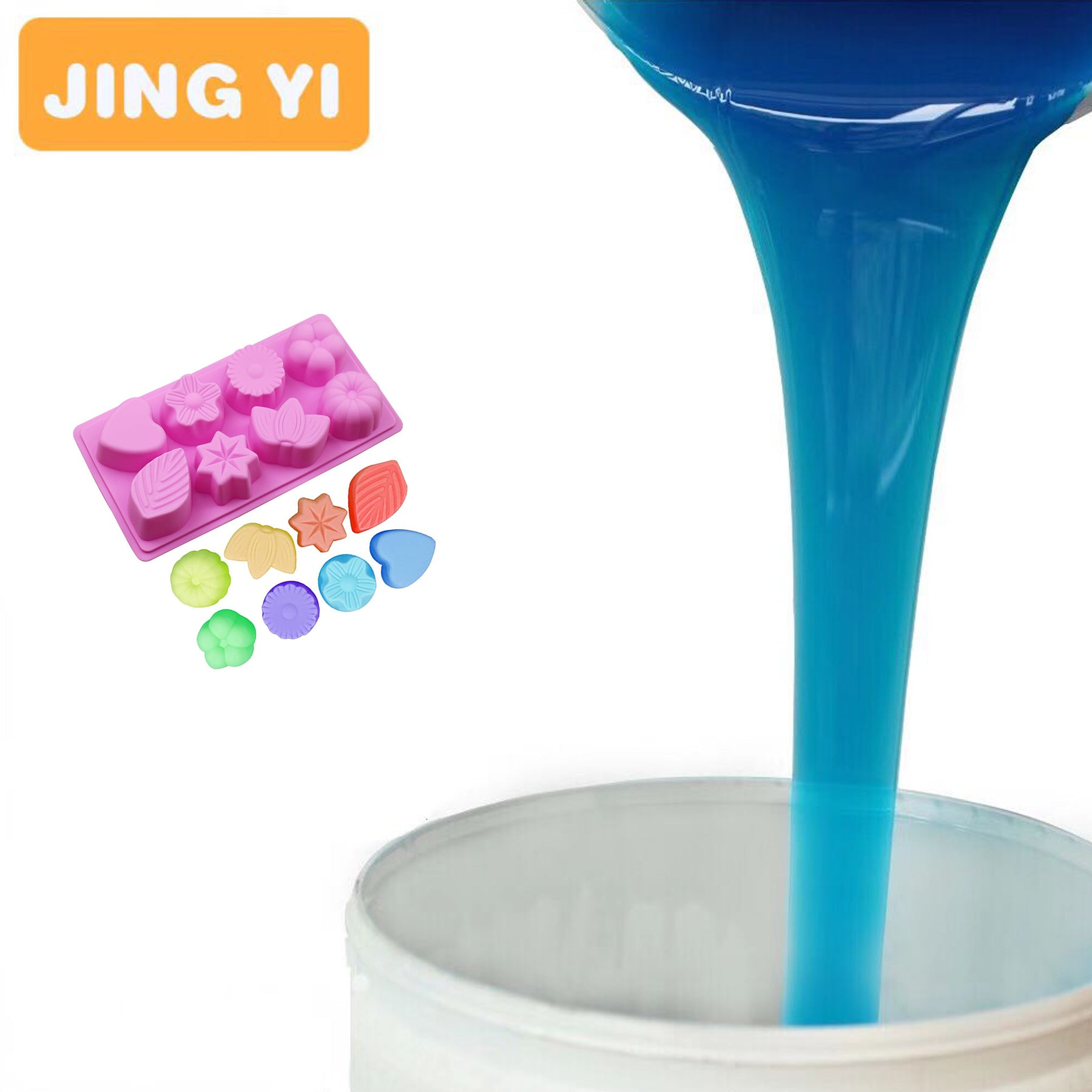 Free Sample Food Grade Silicone Rubber for Cake Mould,Bread Mold ,Chocolate Mold,Transparent Soft Silicone for Mold