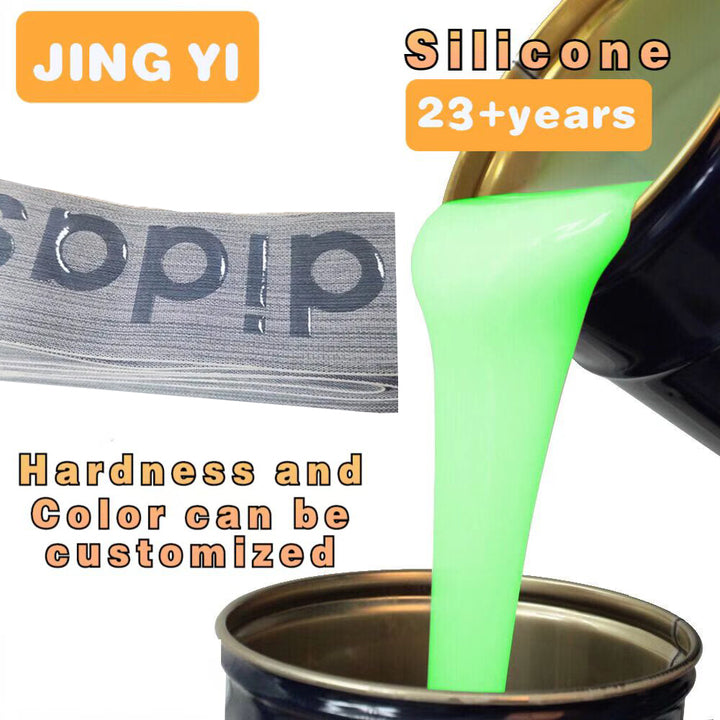 Custom Silicone and Rubber Manufacturer Wholesale Liquid Silicone for Print Elastic Webbing Band Anti Slip Textile Silicone