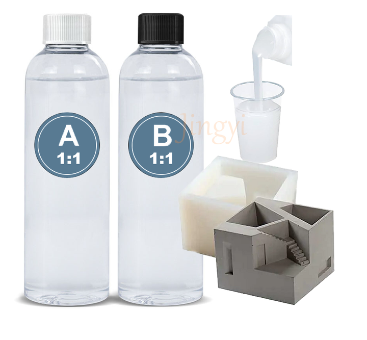 Factory Direct Sale High Quality Molds Making Liquid Silicone Rubber for Concrete Molding Profiles RTV Silicone Cement Moulding