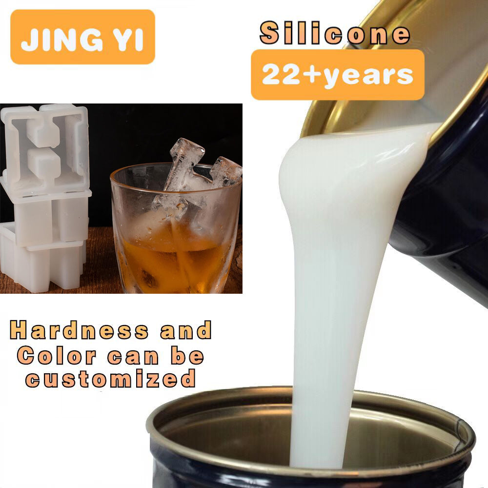 High Quality Platinum Silicone for Ice Cube Mold Liquid Silicone Rubber for Food Grade Letter Mold Wholesale Rtv Silicone Rubber