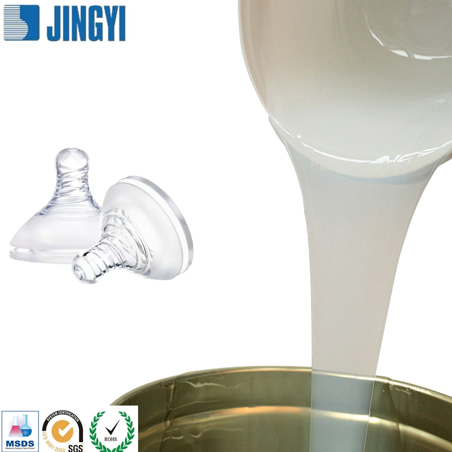 Factory Direct Sales Silicone Rubber for Human Body Mold Making Soft Silicone for Making Pacifier