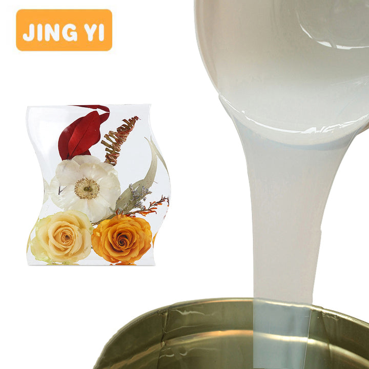 Fast Delivery Rtv2 Liquid Silicone Resin for DIY Flower Preservation Resin Art Casting Factory Sales High Clearly Silicone Resin
