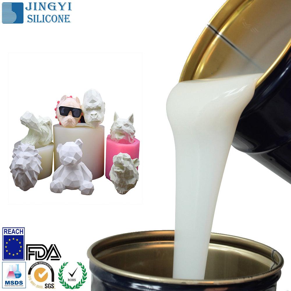 Supply Rubber and Plastics Raw Materials Silicone Rubber Compound for Decorative Light-fixture Crystal Ball Porcelain Mug Doll