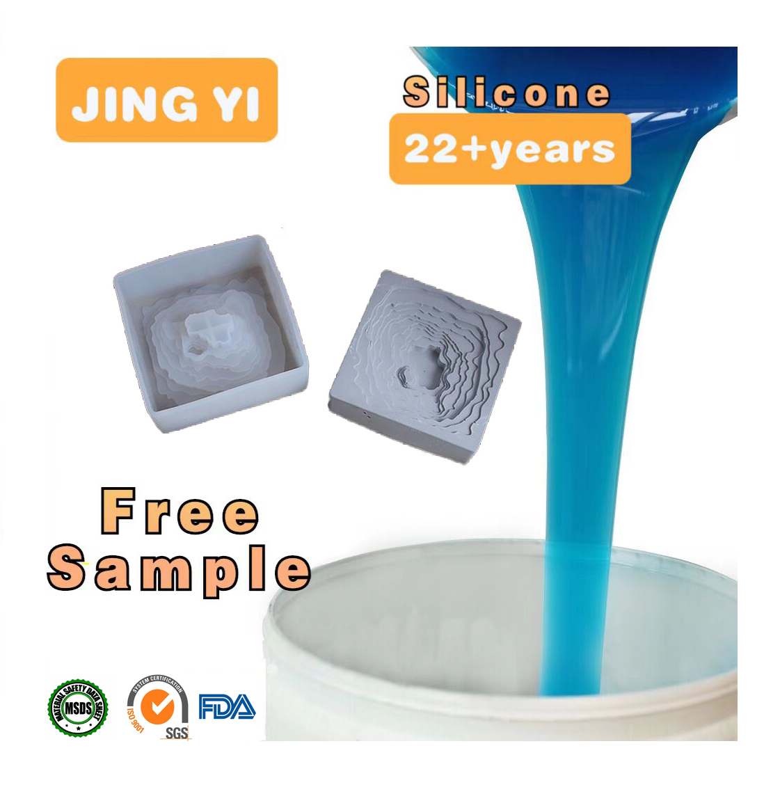 New Material Plaster Decoration Silicone Mold Rtv2 Liquid Rubber Tin Cure Make Craft Gypsum Wall Rubber Mold Silicone Liquid