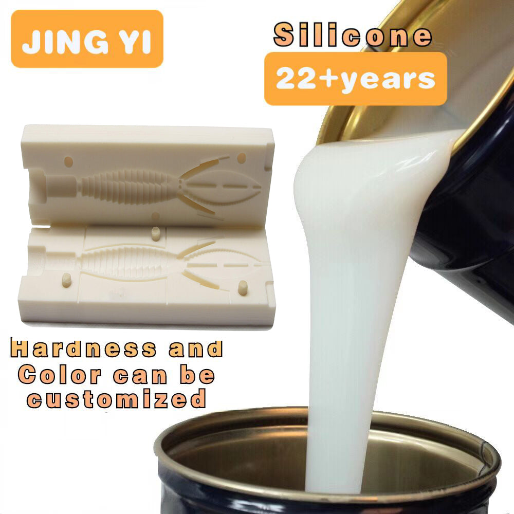 2023 Liquid Rtv Silicone Rubber for Mold Making New Style RTV2 Silicone Rubber for Soft Bait Fish Mold Wholesale Silicone Rubber