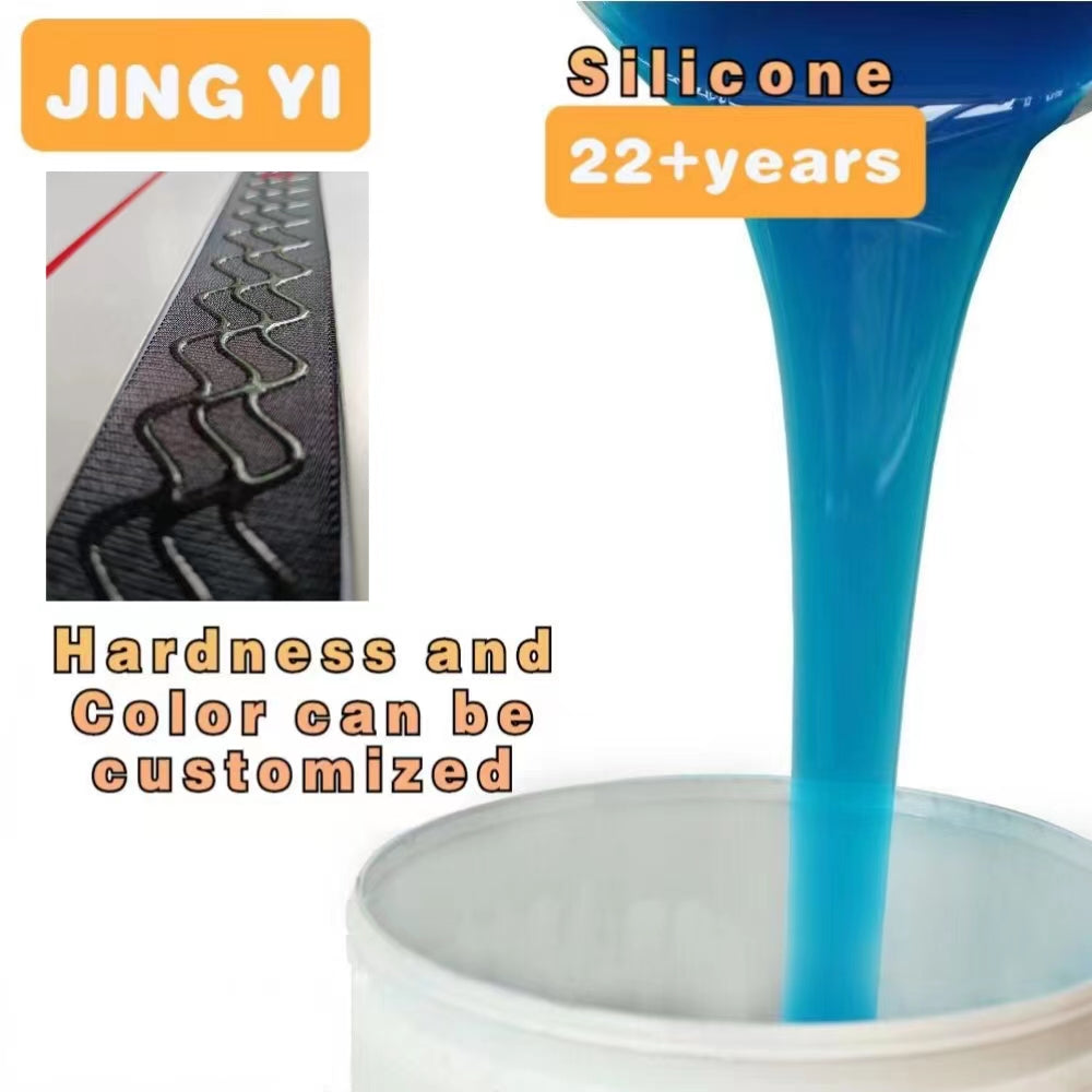 Liquid Silicone for Fabric Platinum Cured Transparent Silicone Rubber for Dressing Tag/Textile