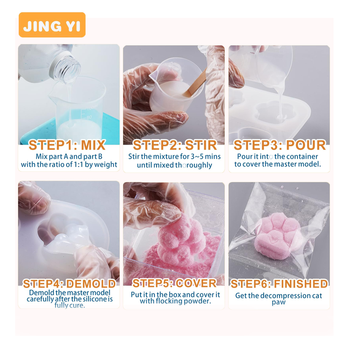 Non-Toxic Material Soft Silicone Eco-Friendly Liquid Silicone Rubber for Stress Relief Toys Squishy Toys Manufacturing