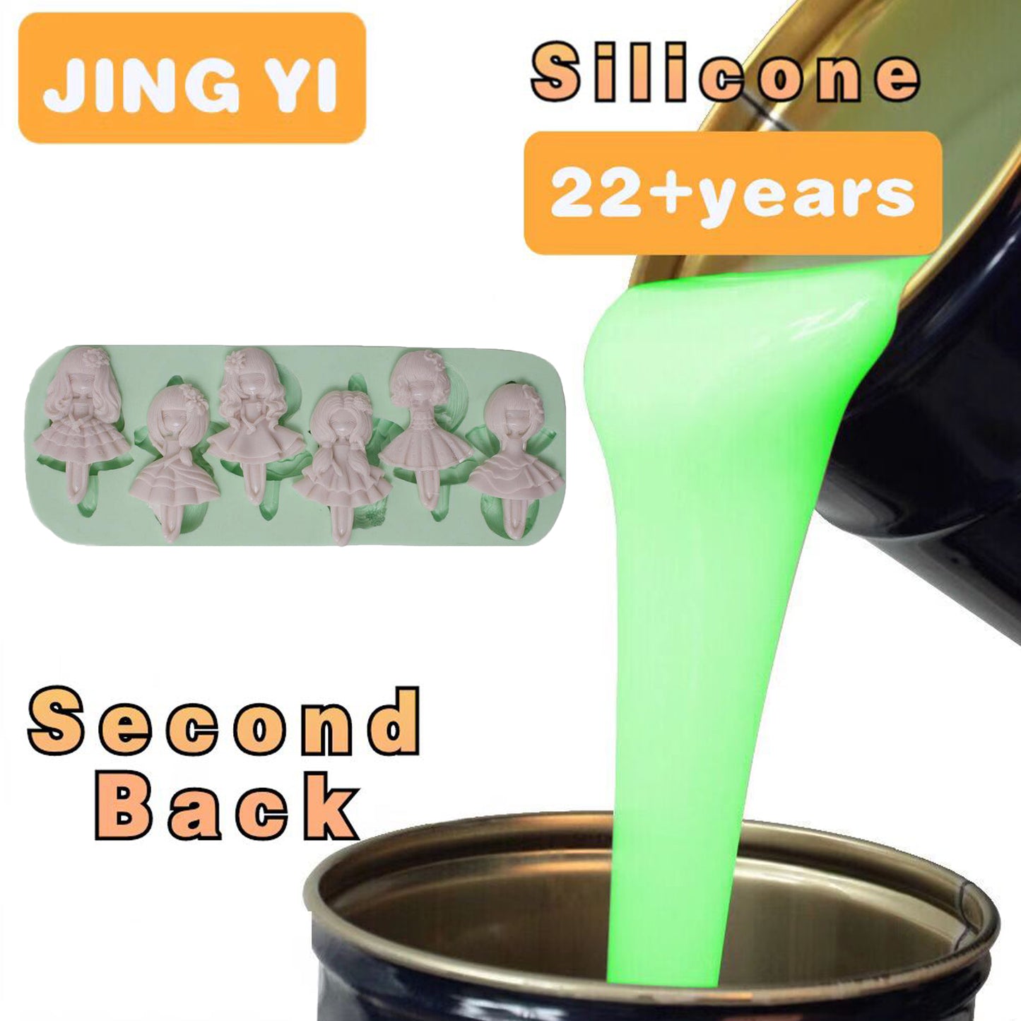 Fast Delivery Excellent Elongation Rtv 2 Silicone Rubber for Resin Crafts Mold Making Candle Soap Mould Making