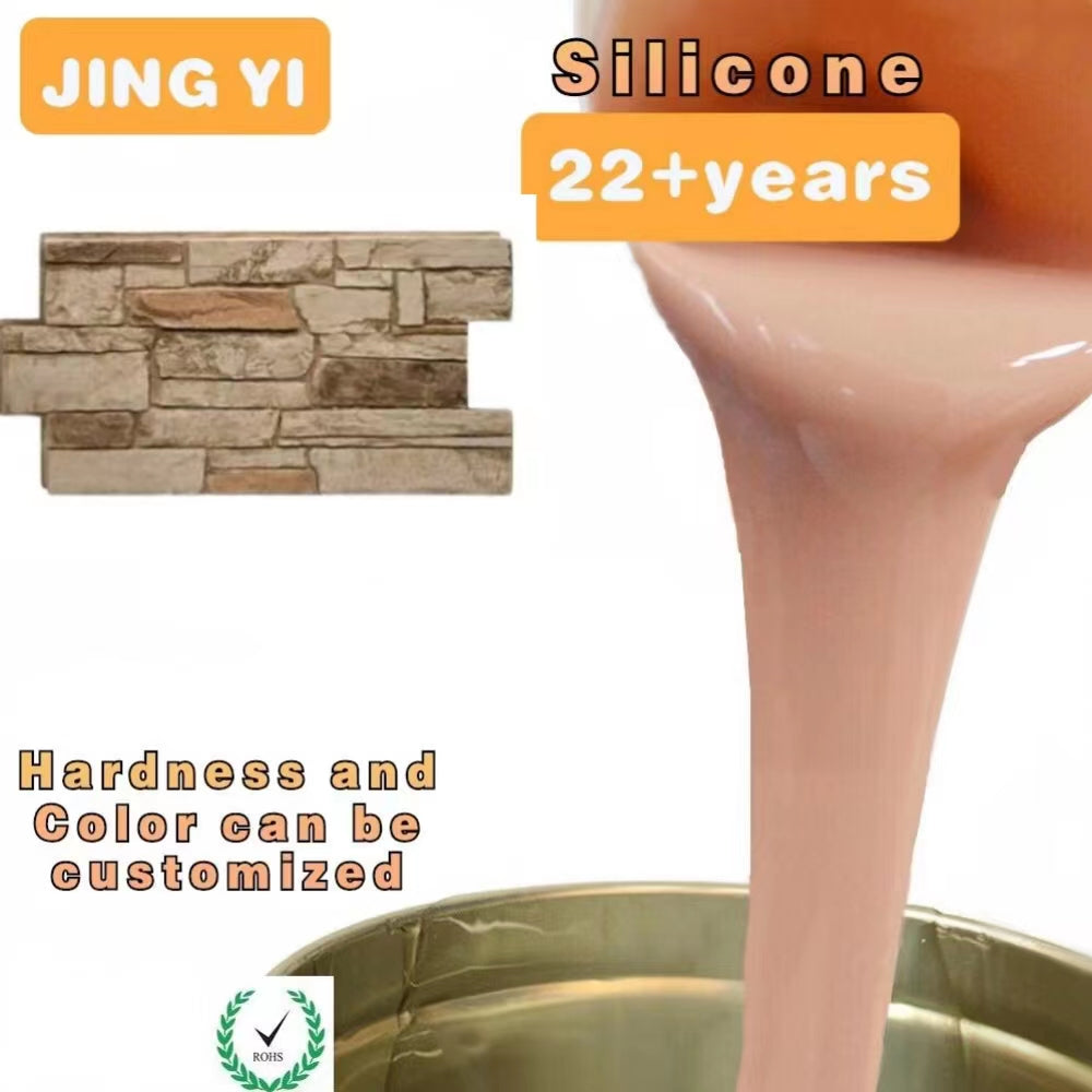 New Launch Product Silicone Liquid Rubber for Slate Culture Stone Wall Mold Good Mold Release Property Platinum Silicone Rubber