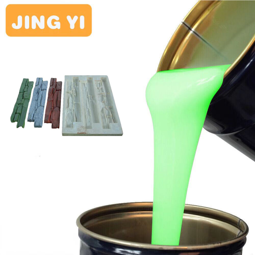 Good Mold Release Property Liquid Silicone for for Gypsum Statues Mold Making RTV Silicone for 3D Wall Concrete Brick Mold