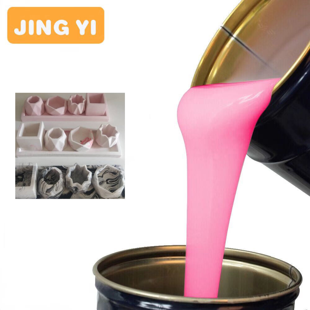 Good Mold Release Property Tin Cured Silicone Rubber for Concrete Cement Clay Mold DIY Plant Flowerpot Mold RTV2 Silicone Rubber