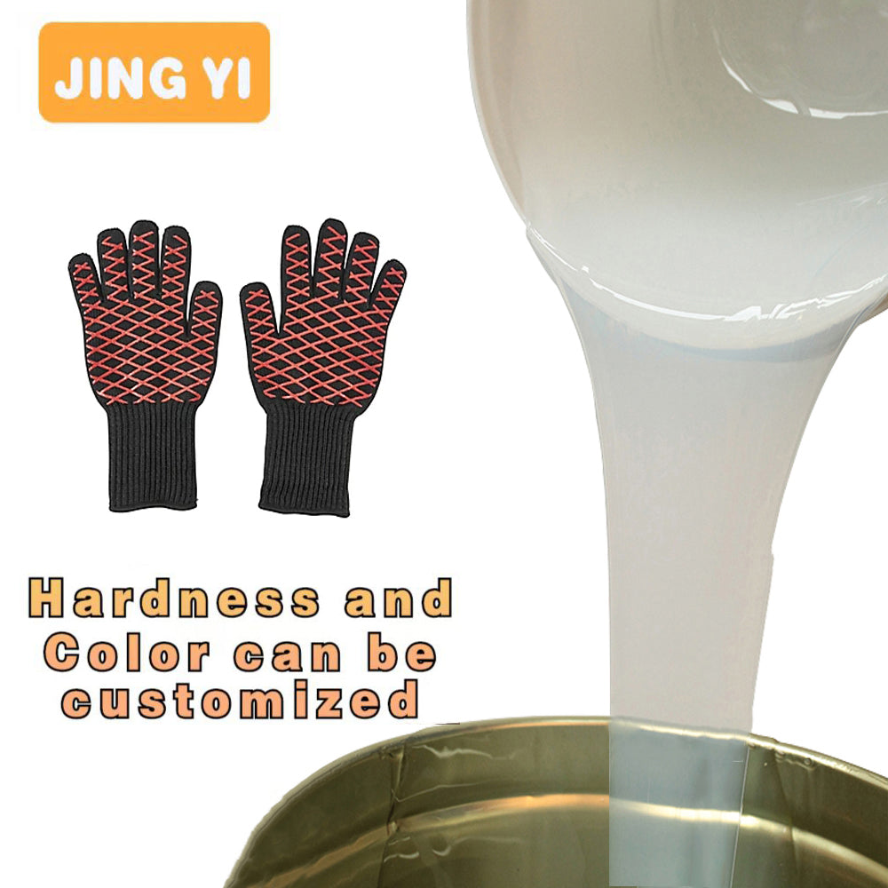 Chinese Factory Cheap Industrial Grade clear Liquid Silicone for Anti-Slip Gloves Adequate Stock Textile Tag Silicone Rubber